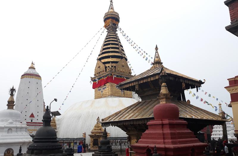 Swayambhunath stupa sightseeing